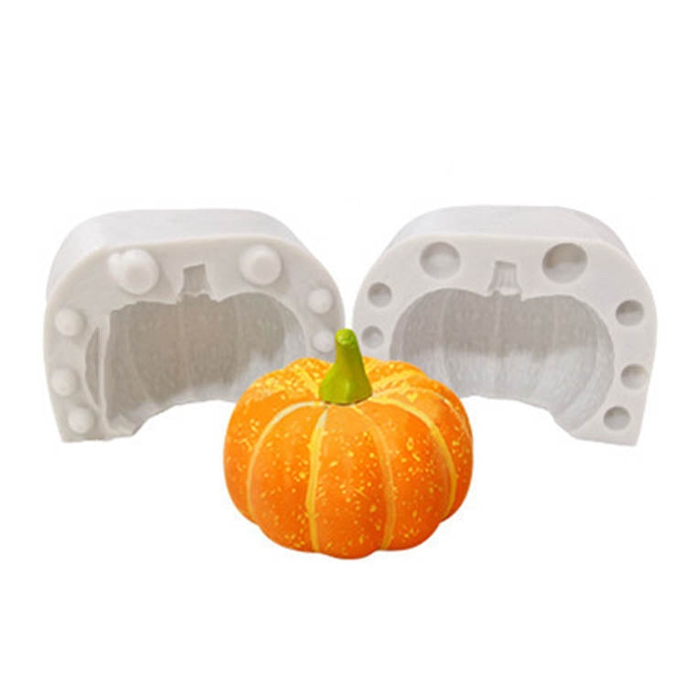Khuôn silicon nến thơm DIY bánh bí ngô ba chiều Halloween, mã SW-36, SW-37, SW-45, SW-46, SW-47, ZW-57, ZW-109