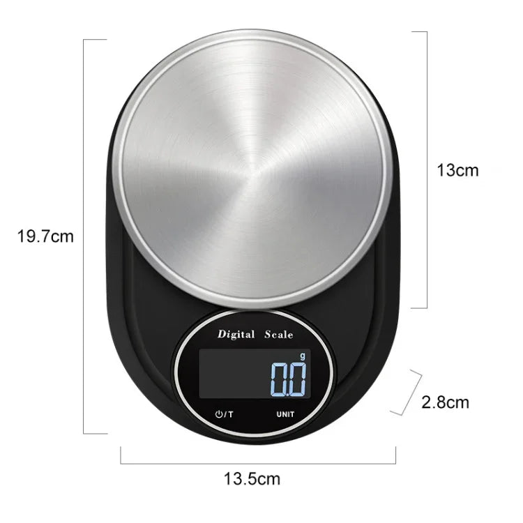 Cân điện tử nhà bếp độ chính xác cao bằng thép không gỉ, Cân trang sức, Viền 5kg/1g, Không viền 5kg/1g, Viền 3kg/0.1g, Không viền 3kg/0.1g, Viền 5kg/0.1g, Không viền 5kg/0.1g