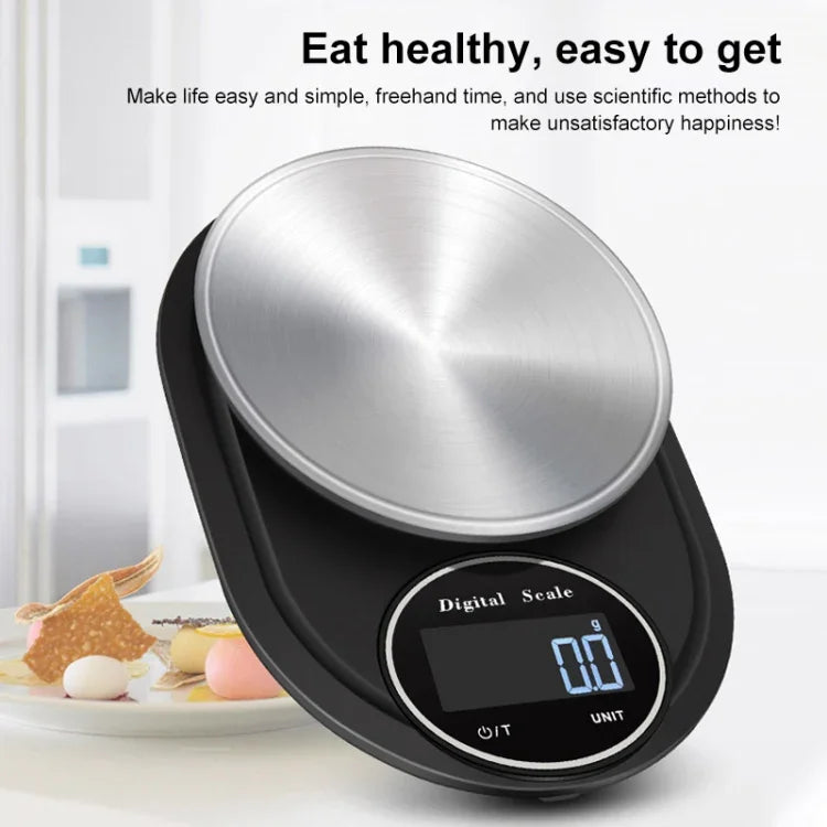 Cân điện tử nhà bếp độ chính xác cao bằng thép không gỉ, Cân trang sức, Viền 5kg/1g, Không viền 5kg/1g, Viền 3kg/0.1g, Không viền 3kg/0.1g, Viền 5kg/0.1g, Không viền 5kg/0.1g