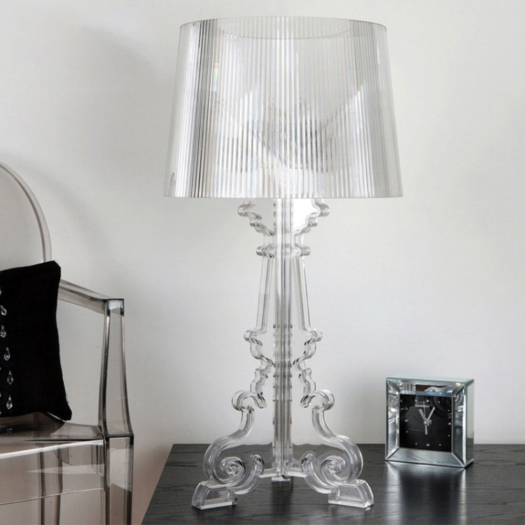 Đèn ngủ LED cho phòng ngủ, phòng khách, đèn bàn acrylic, đèn ngủ để bàn, chụp đèn, đèn bàn ban đêm, màu đen, trong suốt