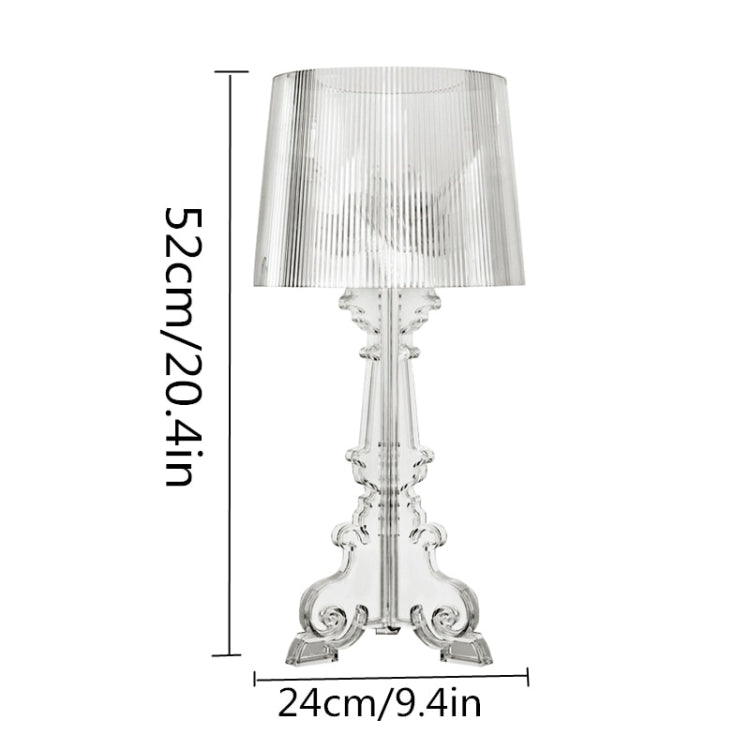 Đèn ngủ LED cho phòng ngủ, phòng khách, đèn bàn acrylic, đèn ngủ để bàn, chụp đèn, đèn bàn ban đêm, màu đen, trong suốt
