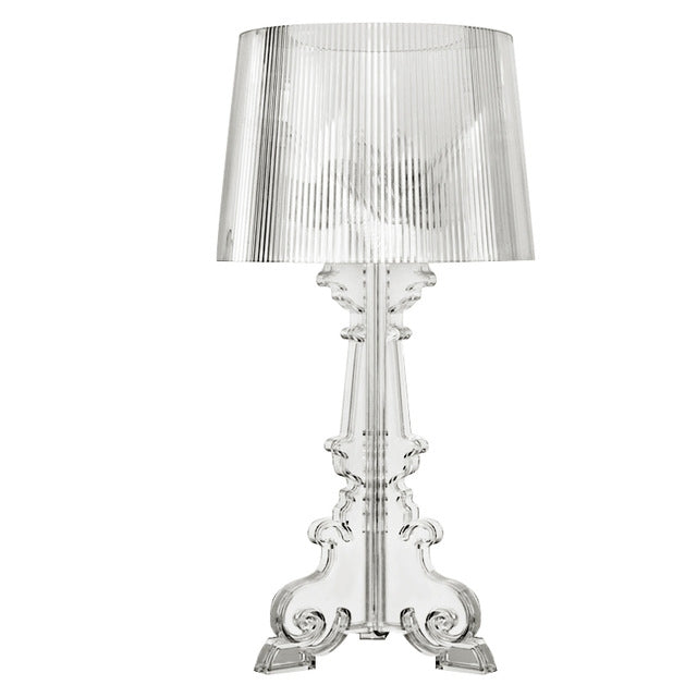 Đèn ngủ LED cho phòng ngủ, phòng khách, đèn bàn acrylic, đèn ngủ để bàn, chụp đèn, đèn bàn ban đêm, màu đen, trong suốt