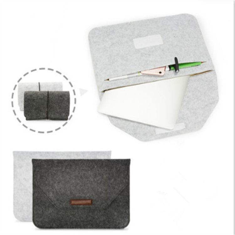 Túi vải nỉ thoáng khí di động cho MacBook, kèm túi đựng nguồn, 12 inch, 13 inch, 15 inch, 11 inch