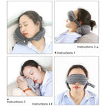 Gối du lịch công sở bảo vệ mắt di động