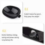 ABS Electronic Measuring Spoon Spoon Weighing Measuring Tool, Specification: 500g/0.1g, 500g/0.1g ABS White, 500g/0.1g ABS Black