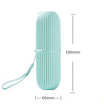 1 chiếc cốc rửa đơn giản cho du lịch, hộp đựng bàn chải đánh răng di động đa năng