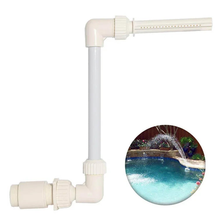 Phụ kiện trang trí hồ bơi K-210 Đài phun nước nhỏ điều chỉnh chiều cao, Phụ kiện đài phun nước