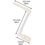 K-210 Swimming Pool Decoration Accessories Swimming Pool Adjustable Height Direction Small Waterfall Fountain, Waterfall Fountain Accessories