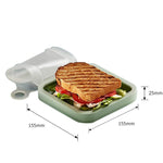 Hộp cơm trưa sandwich toast Bento hộp ăn trưa di động mang đi cho học sinh, nhân viên văn phòng, dung tích 301-500ml