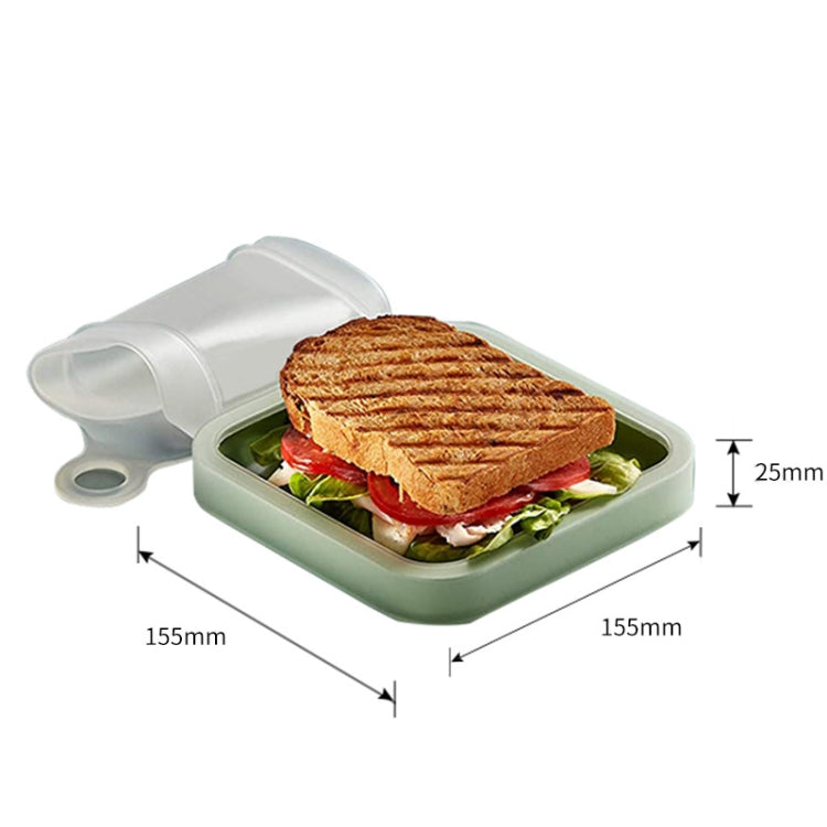 Hộp cơm trưa sandwich toast Bento hộp ăn trưa di động mang đi cho học sinh, nhân viên văn phòng, dung tích 301-500ml