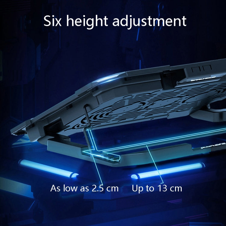 Giá đỡ quạt làm mát máy tính xách tay chơi game Suohuang, đế làm mát và quạt thải cho máy tính xách tay