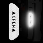 OPEN Reflective Tape Warning Mark Bicycle Accessories Car Door Stickers, Yellow, White, Red, Blue