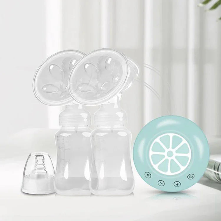 Máy hút sữa điện đôi thông minh có lực hút lớn, 12 tốc độ, máy hút sữa êm, màu trắng, hồng, vàng, xanh dương