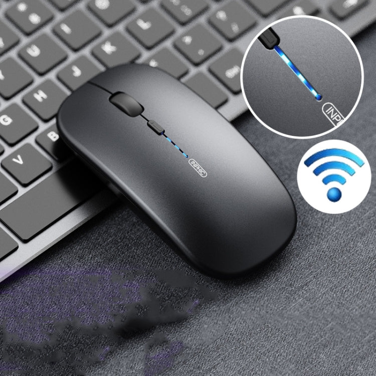 Chuột không dây văn phòng Inphic PM1 im lặng cho laptop, hiển thị pin