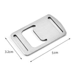 20 dụng cụ mở nắp chai dây ruy băng bằng thép không gỉ, mở nắp chai thẻ, móc khóa balo ngoài trời, 20 cái thẻ