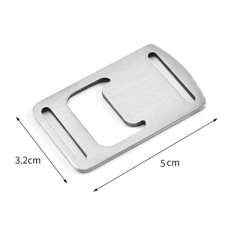 20 dụng cụ mở nắp chai dây ruy băng bằng thép không gỉ, mở nắp chai thẻ, móc khóa balo ngoài trời, 20 cái thẻ
