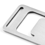 20 dụng cụ mở nắp chai dây ruy băng bằng thép không gỉ, mở nắp chai thẻ, móc khóa balo ngoài trời, 20 cái thẻ