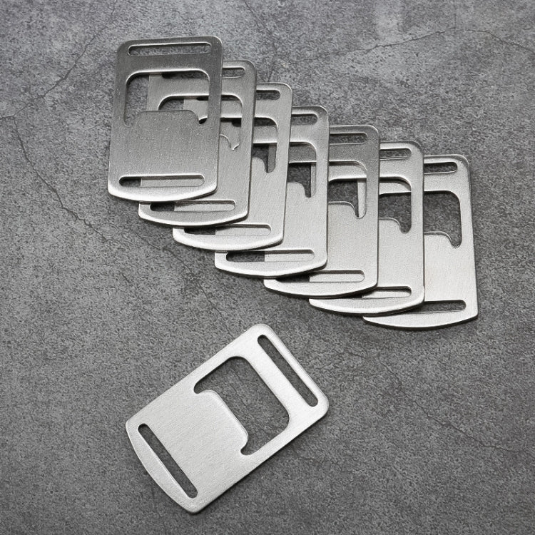20 dụng cụ mở nắp chai dây ruy băng bằng thép không gỉ, mở nắp chai thẻ, móc khóa balo ngoài trời, 20 cái thẻ