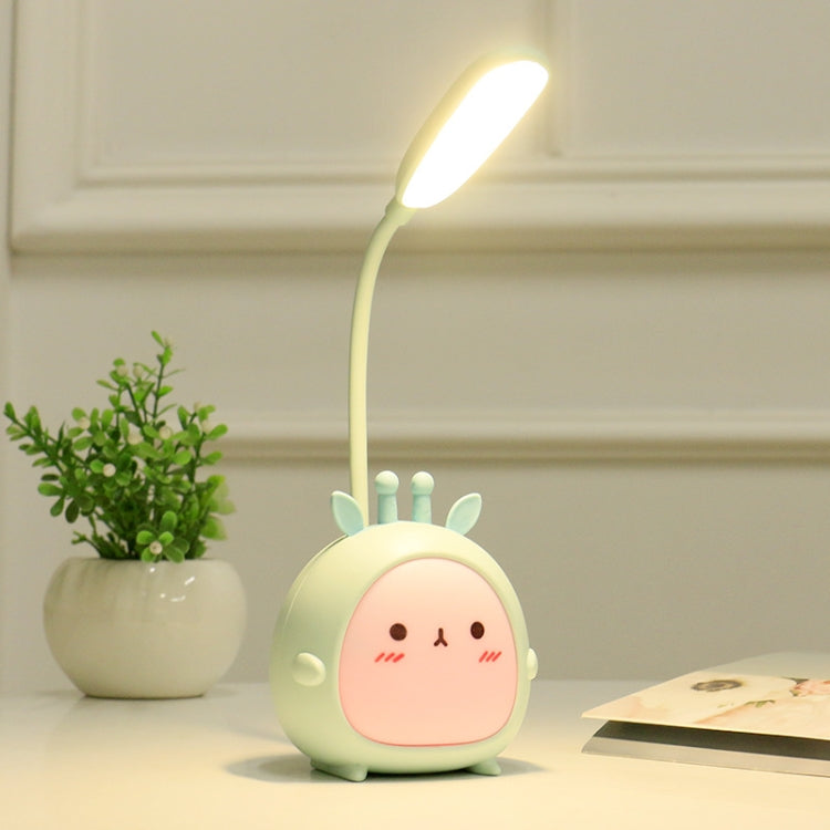Đèn bàn bảo vệ mắt LED hoạt hình dễ thương YW2021 cho sinh viên ký túc xá phòng ngủ, đèn đọc sách gập, cừu xanh lá, cừu hồng, cừu nâu, nai xanh dương, nai hồng, nai nâu, nai xanh lá, gấu xanh lá, gấu hồng, gấu nâu, cừu xanh dương