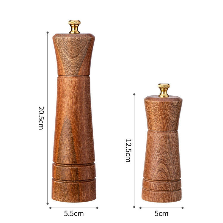 Máy xay tiêu bằng gỗ dùng trong nhà bếp, thủ công, xay tiêu đen, lọ gia vị, kiểu 3, 5 inch, kiểu 3, 8 inch