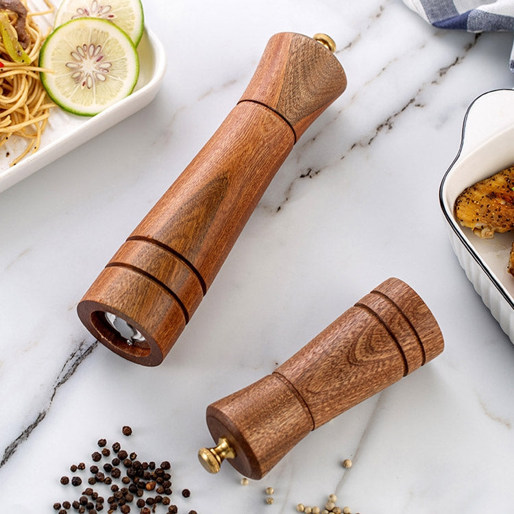 Máy xay tiêu bằng gỗ dùng trong nhà bếp, thủ công, xay tiêu đen, lọ gia vị, kiểu 3, 5 inch, kiểu 3, 8 inch