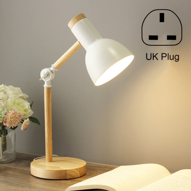 Đèn bàn bảo vệ mắt ký túc xá T1062 đèn gỗ bên giường phòng ngủ, phích cắm Mỹ, phích cắm EU, phích cắm Anh, phích cắm Úc