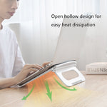 Giá đỡ nâng gập D1601 cho laptop, tấm nâng làm mát, màu trắng, đen, hồng