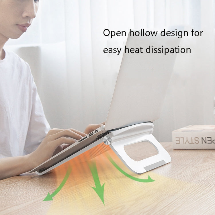 Giá đỡ nâng gập D1601 cho laptop, tấm nâng làm mát, màu trắng, đen, hồng