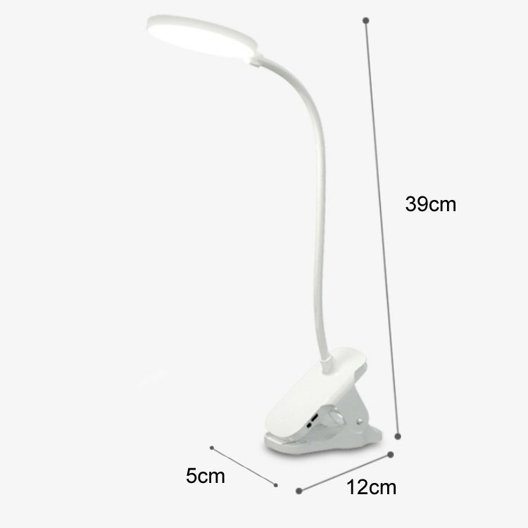 Đèn kẹp bàn LED điều chỉnh ba cấp độ nhiệt độ màu đơn, pin sạc 800mAh, bảo vệ mắt, đèn cạnh giường, cắm điện, sạc 1200mAh, sạc 800mAh
