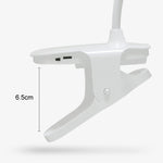 Đèn kẹp bàn LED điều chỉnh ba cấp độ nhiệt độ màu đơn, pin sạc 800mAh, bảo vệ mắt, đèn cạnh giường, cắm điện, sạc 1200mAh, sạc 800mAh