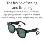 Kính râm âm thanh thông minh A13, tai nghe Bluetooth, màu xám đậm, nâu, xanh đậm
