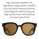 Kính râm âm thanh thông minh A13, tai nghe Bluetooth, màu xám đậm, nâu, xanh đậm