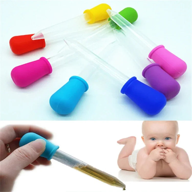 3 cái ống nhỏ giọt nhựa trong suốt 5ML cho bé, ống nhỏ giọt thuốc có vạch chia, kích thước: 12 x 2cm, ống nhỏ giọt