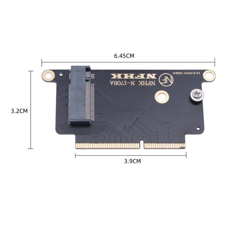 2 cái card chuyển đổi SSD NVMe M.2 NGFF cho MacBook Pro 13.3 inch A1708 (2016 - 2017)