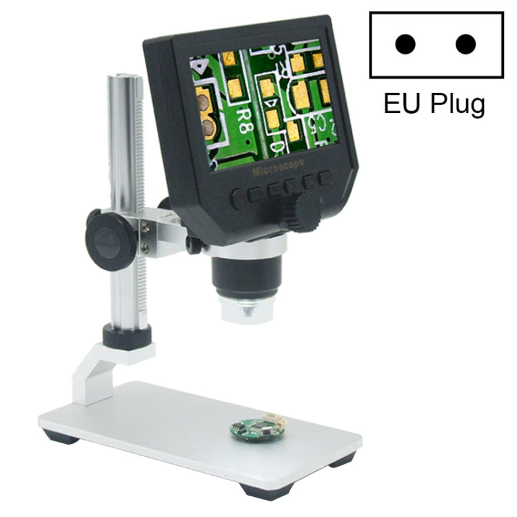 Kính hiển vi sửa điện thoại di động G600A HD màn hình 4.3 inch, kính hiển vi kỹ thuật số, kính hiển vi điện tử, phích cắm EU, phích cắm US