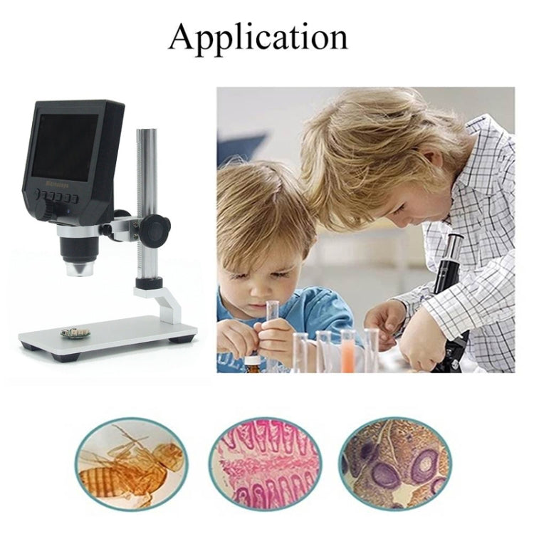 Kính hiển vi sửa điện thoại di động G600A HD màn hình 4.3 inch, kính hiển vi kỹ thuật số, kính hiển vi điện tử, phích cắm EU, phích cắm US