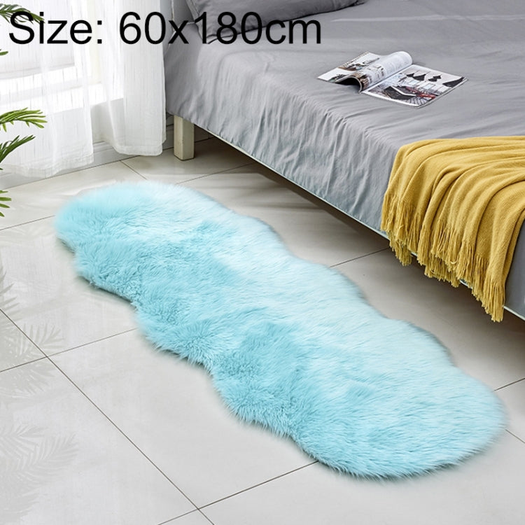Thảm Sofa Da Lông Cừu Giả Thảm Sàn Đệm Lông Cừu Thảm Cửa Sổ Bay, 60x180cm