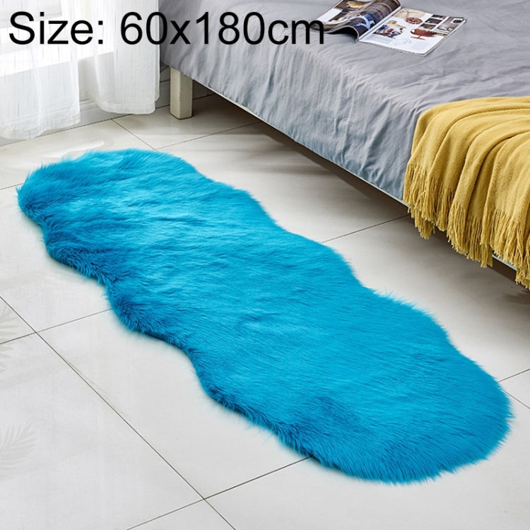 Thảm Sofa Da Lông Cừu Giả Thảm Sàn Đệm Lông Cừu Thảm Cửa Sổ Bay, 60x180cm