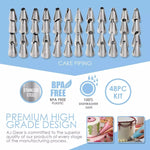 Bộ bàn xoay trang trí bánh 205 trong 1, dụng cụ làm bánh, 205 cái/bộ