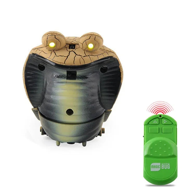 Đồ Chơi Mô Phỏng Rắn Hổ Mang Điều Khiển Từ Xa Hồng Ngoại 7702, Rắn Hổ Mang (Xám), Rắn Hổ Mang (Tím)