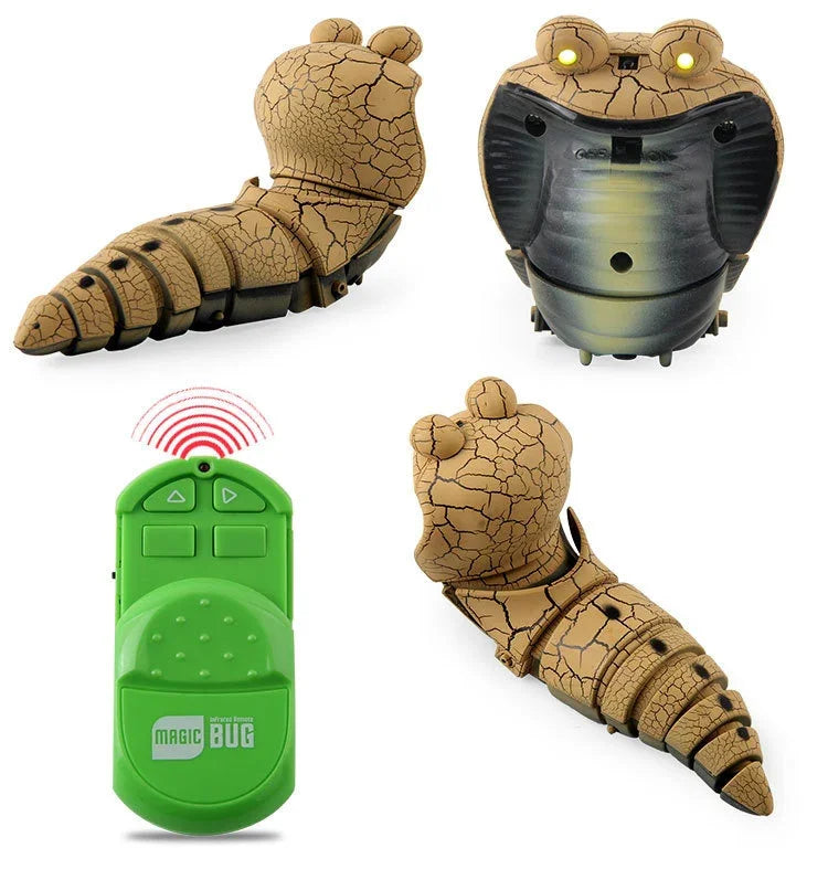 Đồ Chơi Mô Phỏng Rắn Hổ Mang Điều Khiển Từ Xa Hồng Ngoại 7702, Rắn Hổ Mang (Xám), Rắn Hổ Mang (Tím)