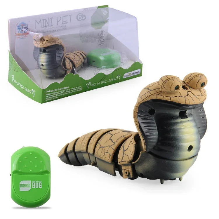 Đồ Chơi Mô Phỏng Rắn Hổ Mang Điều Khiển Từ Xa Hồng Ngoại 7702, Rắn Hổ Mang (Xám), Rắn Hổ Mang (Tím)