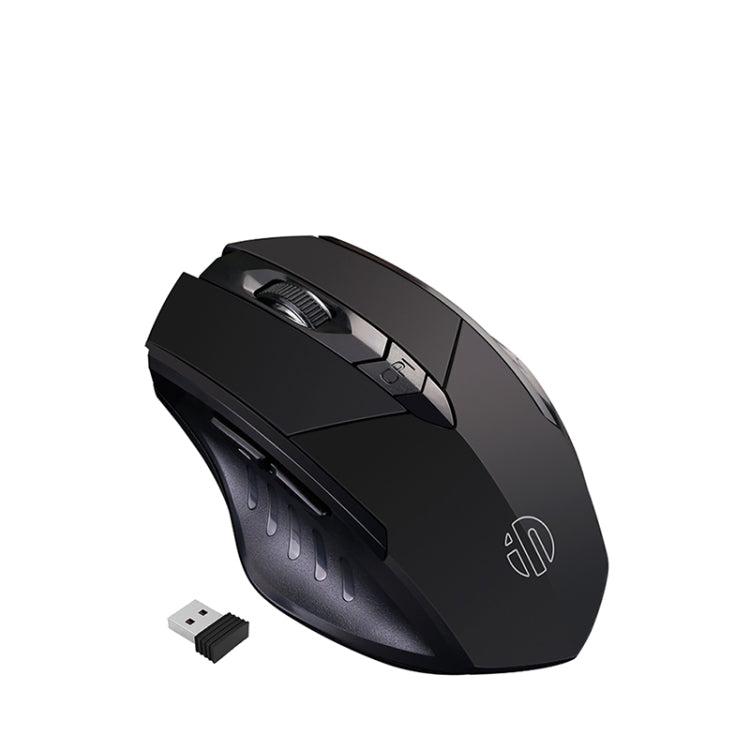 Chuột cơ học không dây chơi game Inphic A1 6 phím 1000/1200/1600 DPI, Màu: Xám không dây + Bluetooth 4.0 + Bluetooth 5.0, Đen không dây + Bluetooth 4.0 + Bluetooth 5.0, Phiên bản im lặng sạc không dây, Xám phiên bản im lặng sạc không dây