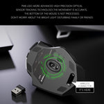 Chuột cơ học không dây chơi game Inphic A1 6 phím 1000/1200/1600 DPI, Màu: Xám không dây + Bluetooth 4.0 + Bluetooth 5.0, Đen không dây + Bluetooth 4.0 + Bluetooth 5.0, Phiên bản im lặng sạc không dây, Xám phiên bản im lặng sạc không dây