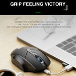 Chuột cơ học không dây chơi game Inphic A1 6 phím 1000/1200/1600 DPI, Màu: Xám không dây + Bluetooth 4.0 + Bluetooth 5.0, Đen không dây + Bluetooth 4.0 + Bluetooth 5.0, Phiên bản im lặng sạc không dây, Xám phiên bản im lặng sạc không dây