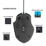 Chuột có dây chơi game định nghĩa macro phát sáng im lặng Inphic PW1, chiều dài cáp: 1,5m, Phiên bản kinh doanh đen im lặng, Phiên bản chơi game đen im lặng, Phiên bản chơi game xám titan im lặng