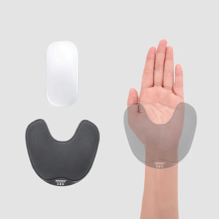 Miếng lót chuột JINCOMSO JK-V1B hình chữ U bằng mút nhớ, băng đeo cổ tay sáng tạo làm đệm cổ tay