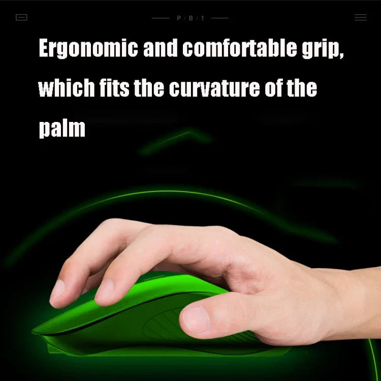 Chuột có dây chơi game định nghĩa macro văn phòng kinh doanh im lặng Inphic PB1, chiều dài cáp: 1,5m, Đèn thở cổ điển phía sau, Đèn thở trắng mờ
