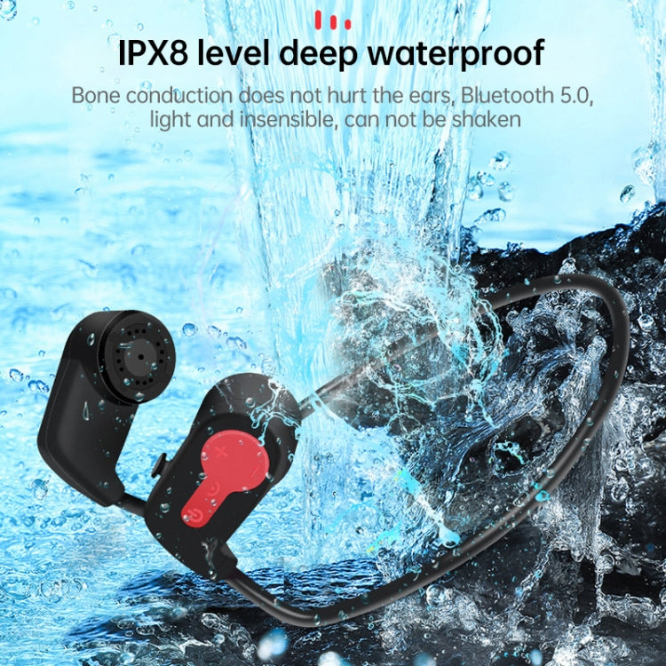 Tai nghe không dây Bluetooth 5.0 dẫn truyền xương K3, tai nghe chống nước, RAM 16GB