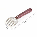 Bộ 2 dụng cụ chia thịt hình móng gấu, dụng cụ xé thịt đa năng cho nướng BBQ, màu cơ bản, đỏ